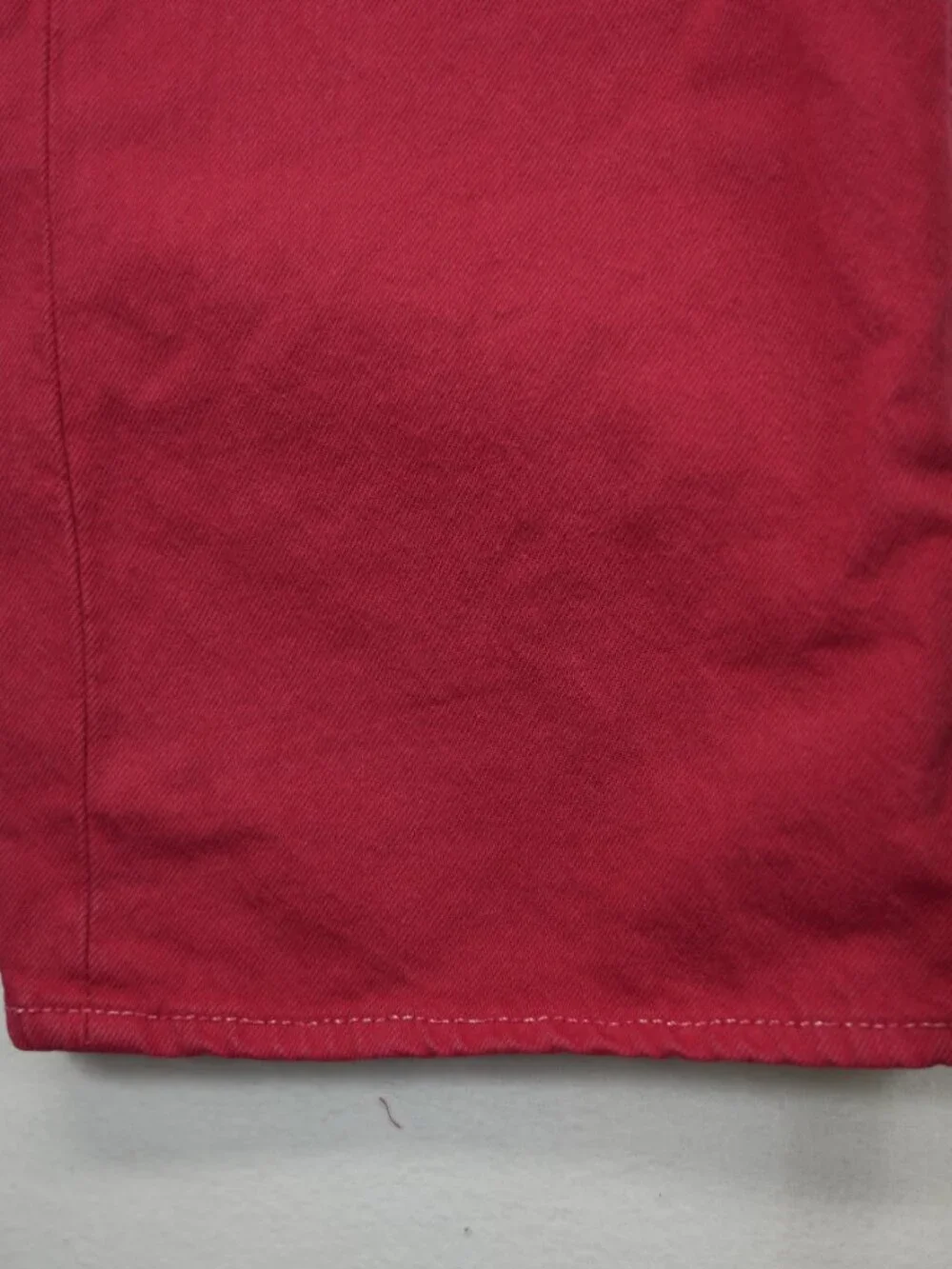 Levi's 501‎ Jeans Mens Size 40x30 Bright Red Button Fly Straight Leg Streetwear